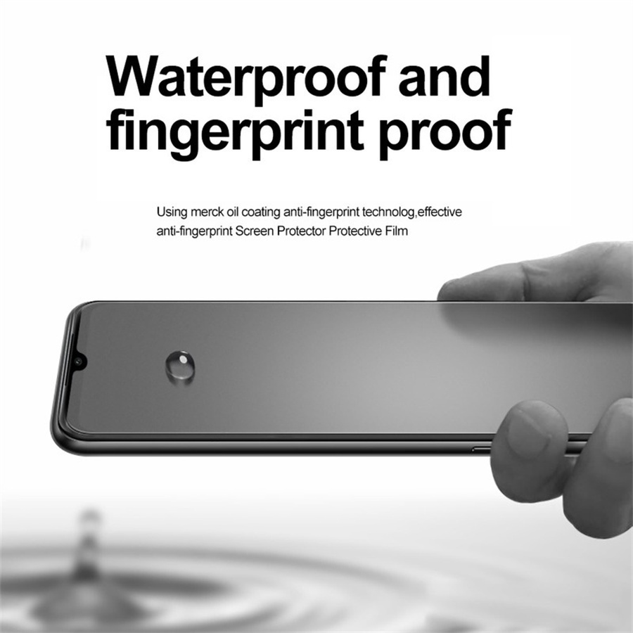 Kính cường lực nhám toàn màn hình chống vân tay cho Xiaomi Redmi Note Mi 11 Lite 12 11T Pro 10T 9T 11 11S 10 10S 10C 10A