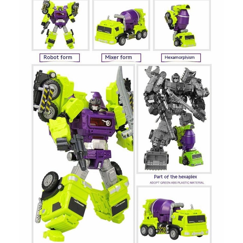 Mô Hình Đồ Chơi Xe Biến Hình Rô Bốt 6 Trong 1