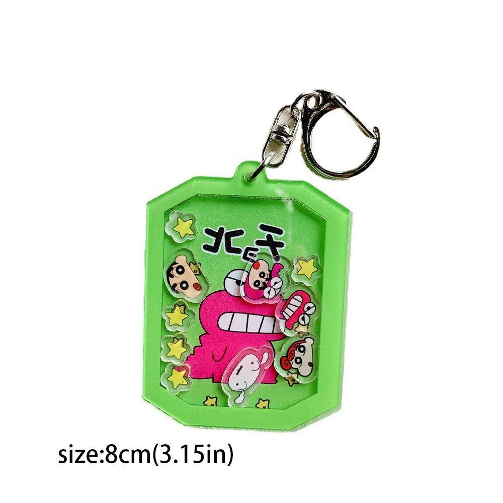 Bliss nohara shiro Móc Chìa Khóa mini Bằng acrylic Hình Cậu Bé Bút Chì shin-chan Nhiều Màu Phong Cách Hàn Quốc Dễ Thương Làm Quà Tặng Cho Trẻ Em