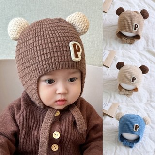 Mũ len tai gấu siêu dễ thương cho bé