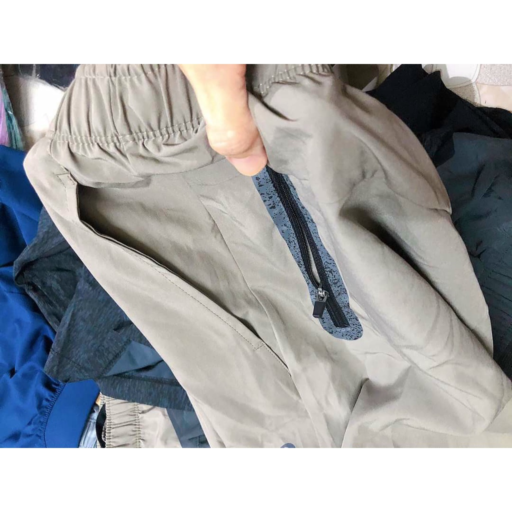 Quần short Asics đùi nam thể thao . Quần short gió tập gym, chạy bộ, đá banh thoải mái,mát mẻ