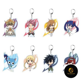 Móc Chìa Khóa Bằng acrylic Hình fairy tail Dễ Thương