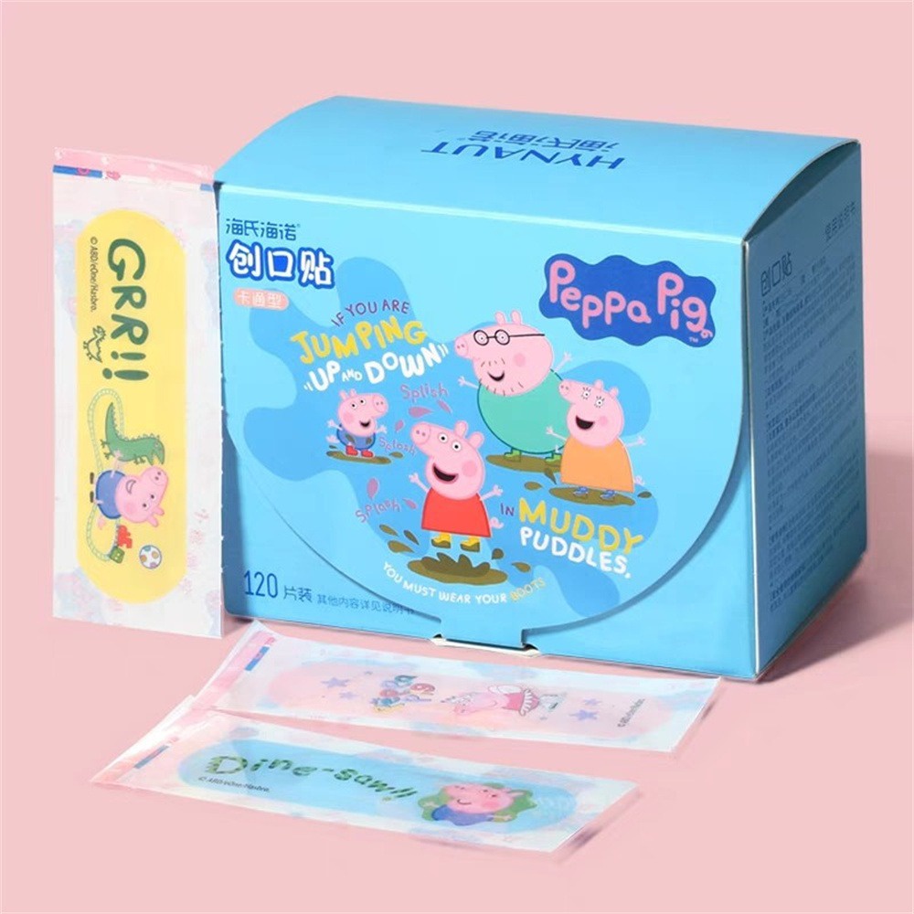 120 Băng Cá Nhân Heo peppa Giàu Có Nhiều Màu Sắc Chống Thấm Nước