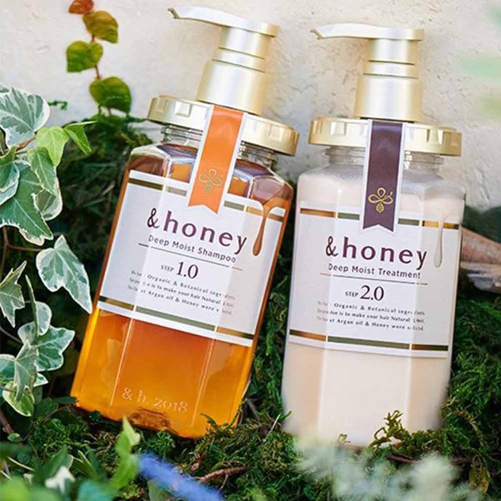 &Honey Melty Moist/Deep Moist/Herb Smooth Shampoo/Conditioner