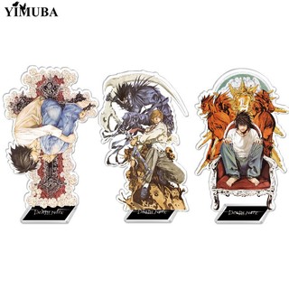 Mô hình Standee Popluar Anime Death Note Cosplay Yagami Light L·Lawliet mica trong anime chibi trưng bày