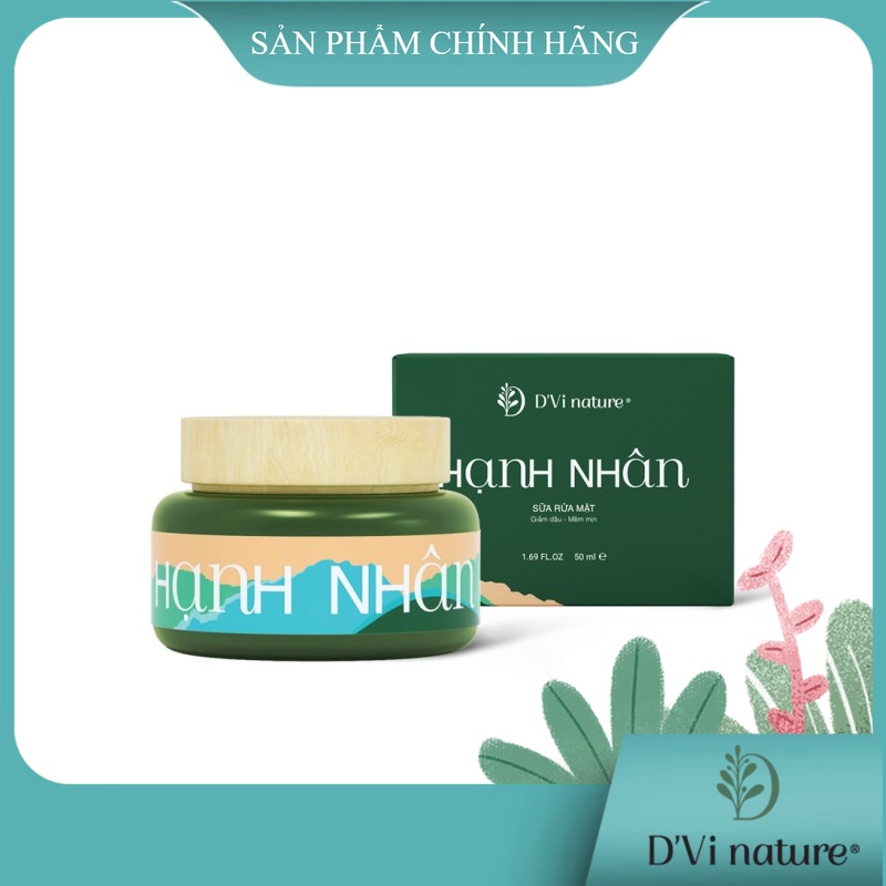 Sữa Rửa Mặt Hạnh Nhân DVi Nature