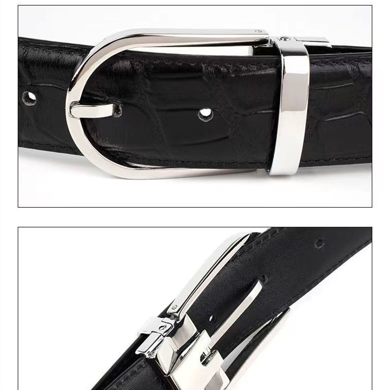 Thắt Lưng Da Thật Có Khóa Gài Thời Trang Lịch Lãm Cho Nam