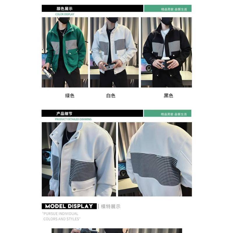 Áo Khoác Nam Cao Cấp Phong Cách Đường Phố Thời Trang Xuân Thu Mới 2023