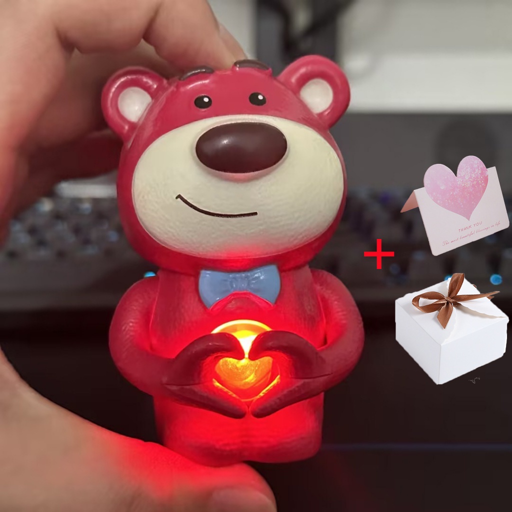 Sanrio Đồ Chơi Thả Tim Led Đồ Chơi Người Ngoài Hành Tinh Hình Trái Tim Phát Sáng