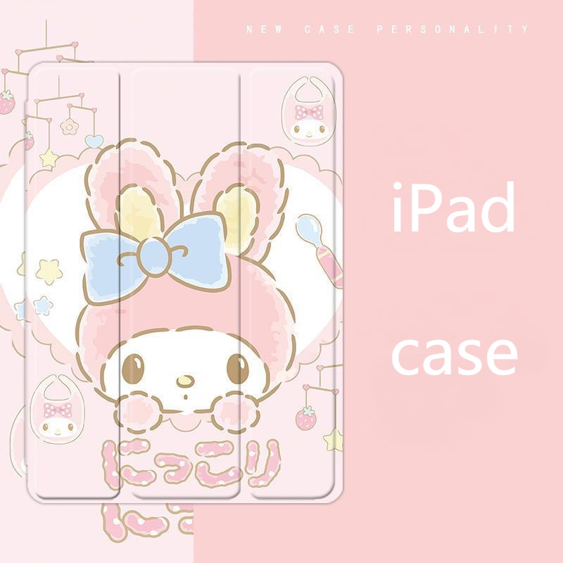 Dễ Thương Bao Da Máy Tính Bảng Hình Thỏ Hoạt Hình Cho ipad ốp lưng ipad ốp ipad gen 10 ốp ipad gen 1