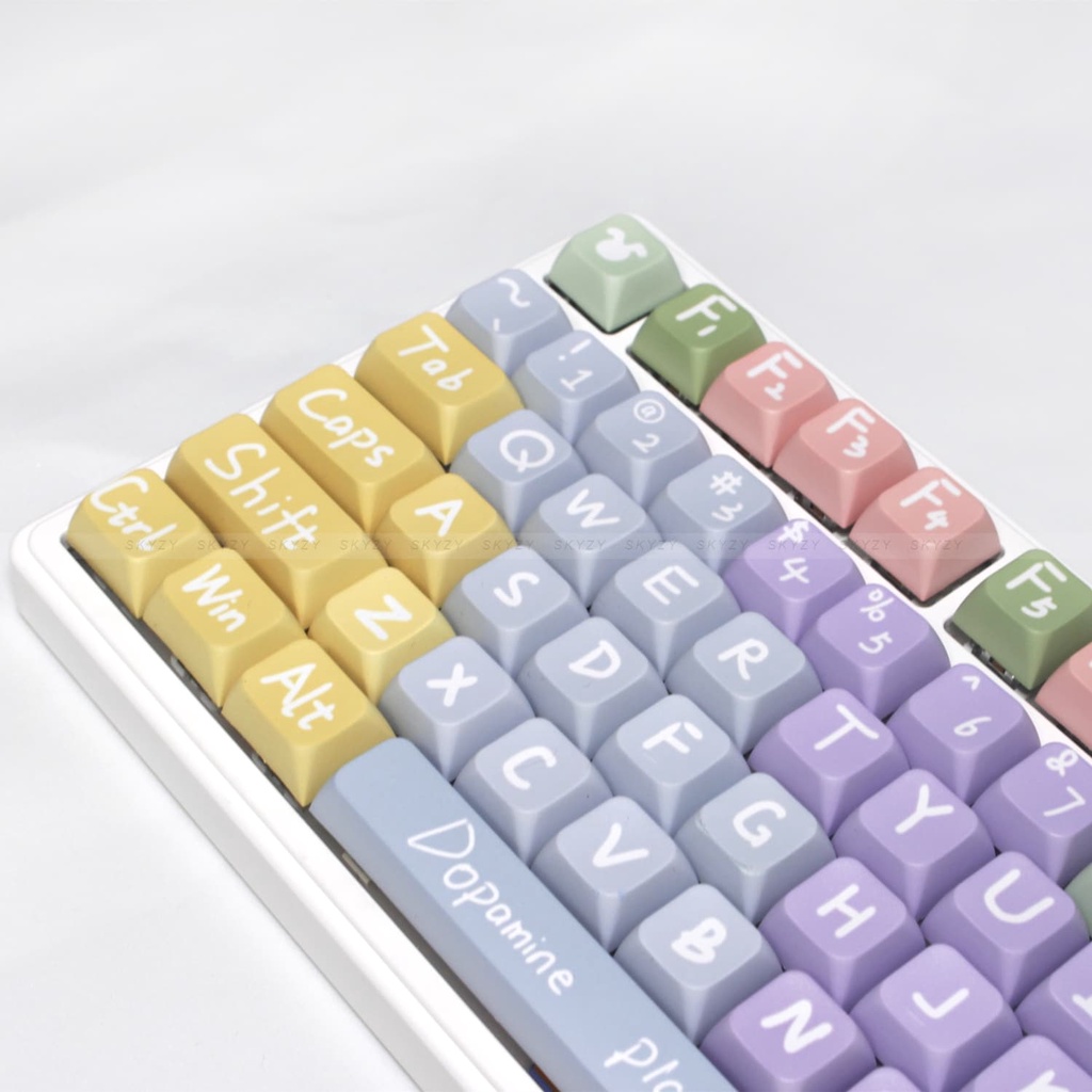 Dopamine Keycaps XDA Profile Màu Sắc PBT DYE SUB Bàn Phím Cơ Keycap