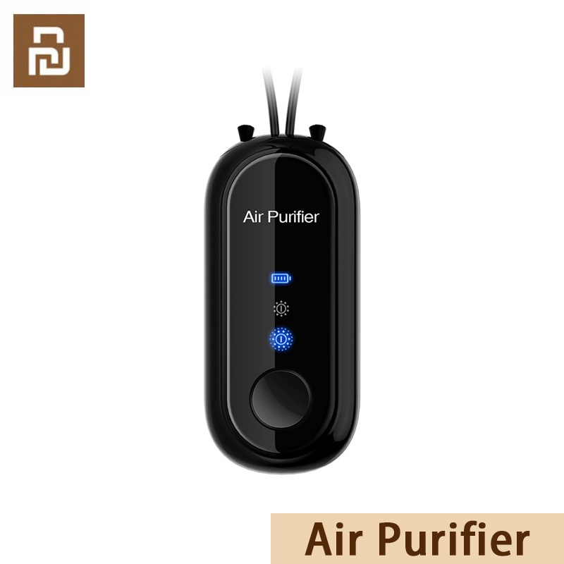 Xiaomi Youpin Air Purifier Cao/Thấp Điều Chỉnh Bánh Răng Tích Hợp Pin Máy Lọc Không Khí Mini Di Động Treo Cổ Anion Máy Lọc Không Khí Thanh Lọc Nhanh