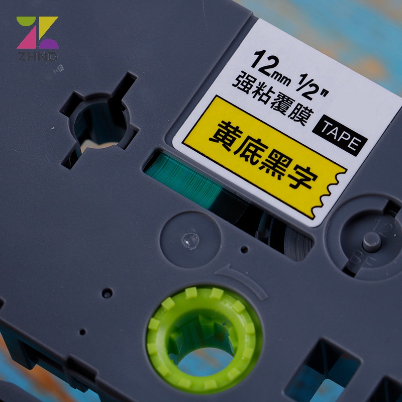 Cuộn Băng Nhãn 12mm 9mm tz-231 pt-e100b d210 Cho Máy In Cảm Ứng Anh Em