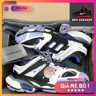 Giầy balen track 3.0 tím trắng hàng 1:1 chuẩn (full box + free ship)
