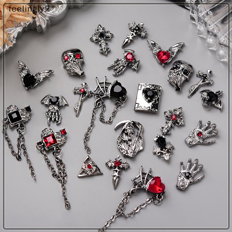 Set 5 Phụ Kiện Trang Trí Móng Tay 3d Phong Cách retro