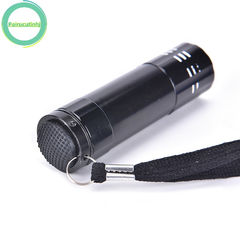 Parucutin Đèn Pin mini uv 9 Bóng led Siêu Sáng Tiện Dụng vn