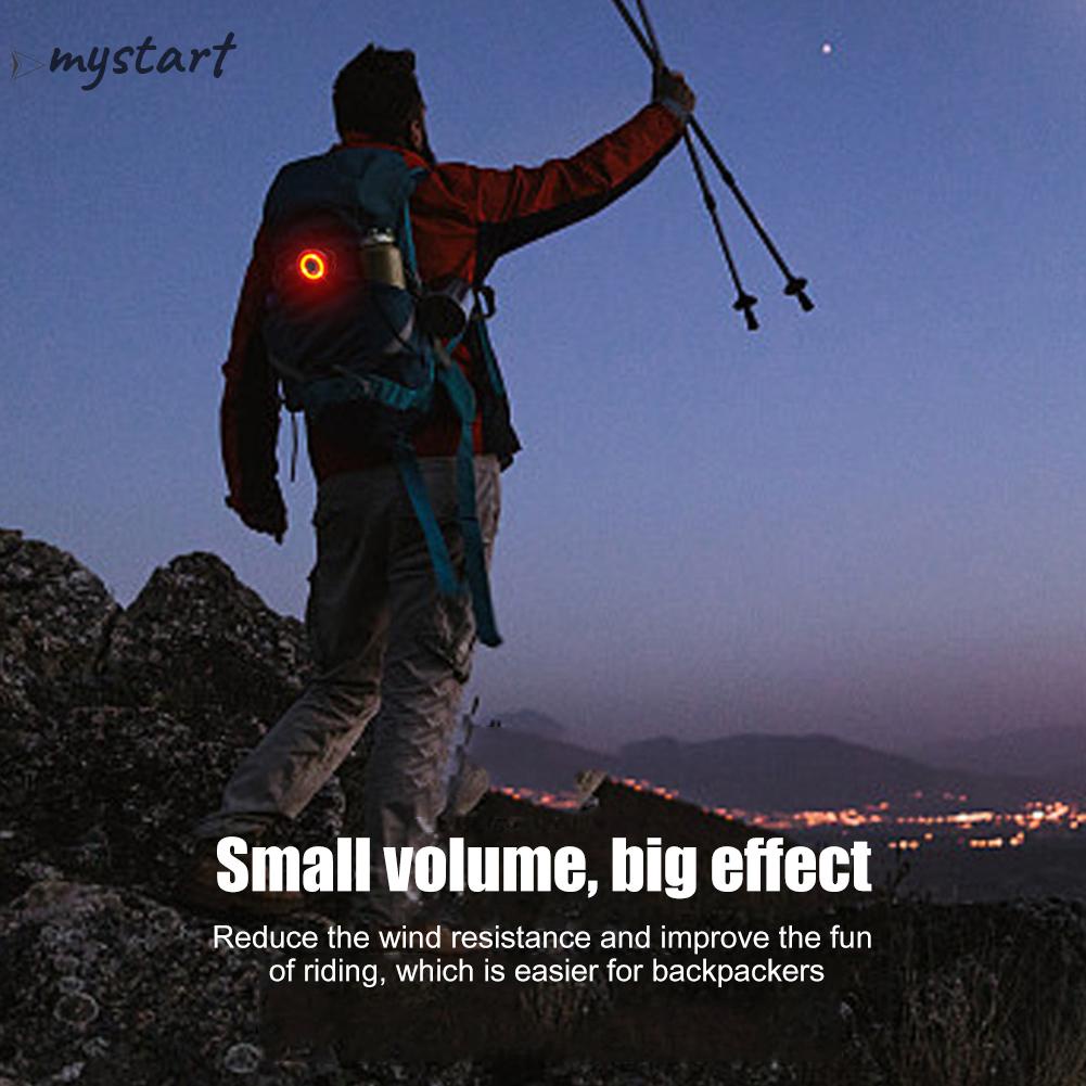 Đèn led Cảnh Báo An Toàn Phía Sau Xe Đạp mtb 2 cr2032