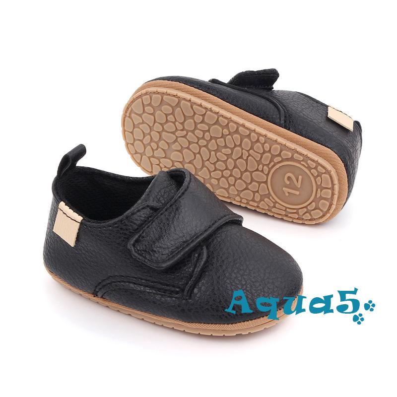 Aqua-giày Da pu Đế Mềm Cho Bé Tập Đi