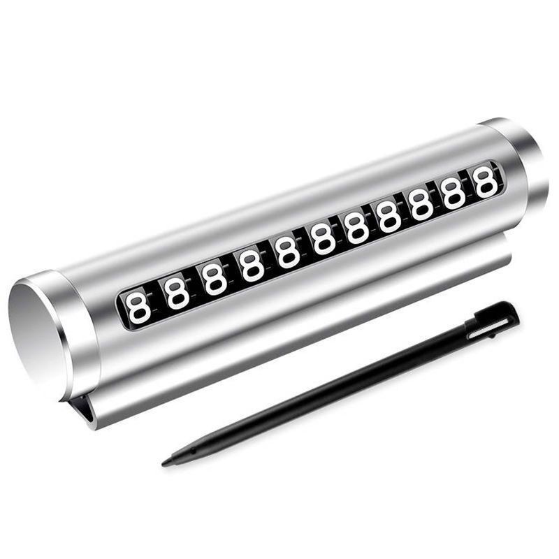 Thẻ Đỗ Xe Tạm Thời Bằng Kim Loại Nhôm Chuyên Dụng Cho Xe Hơi
