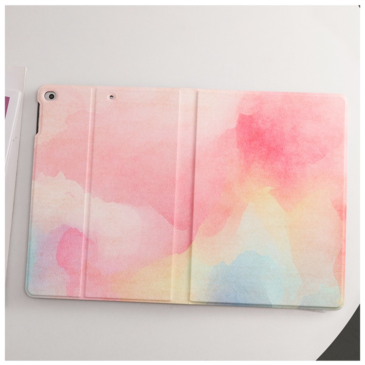 Bao Da Máy Tính Bảng pu Nắp Lật Họa Tiết Màu Nước Cho redmi pad se 11 2023 pad 10.61 xiaomi pad 6 / 5 pro 11