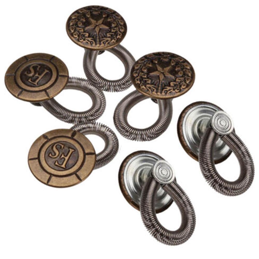 Dây Thắt Lưng Co Giãn Có Nút Kim Loại Tháo Rời Được Dành Cho Quần Jean Co Giãn x5p4