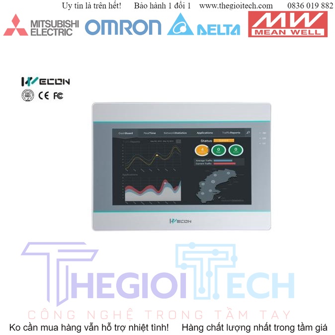 HMI wecon pi3102ig 10,2 inch IOT HMI