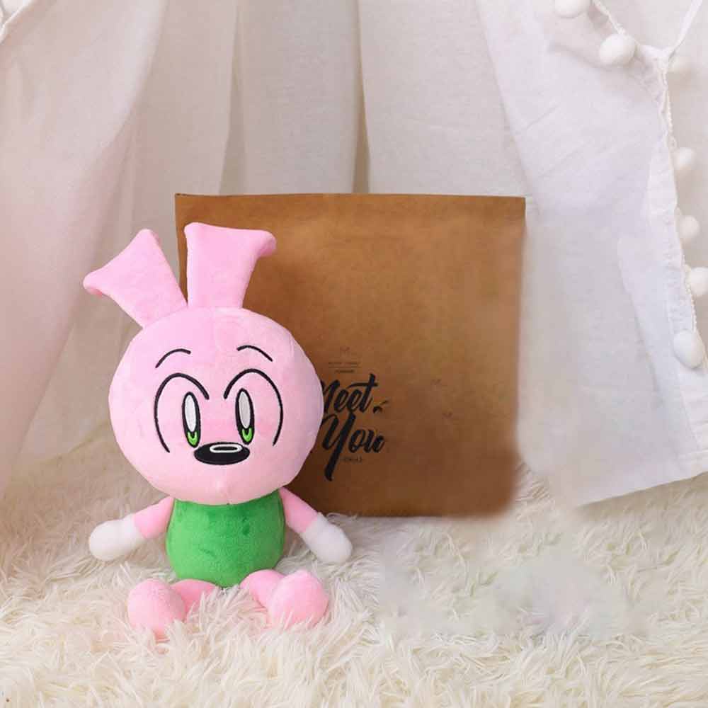 Riggy Monkey Plus Pink Rabbit Plush Doll Danokal Drawing Plush Toy 30Cm