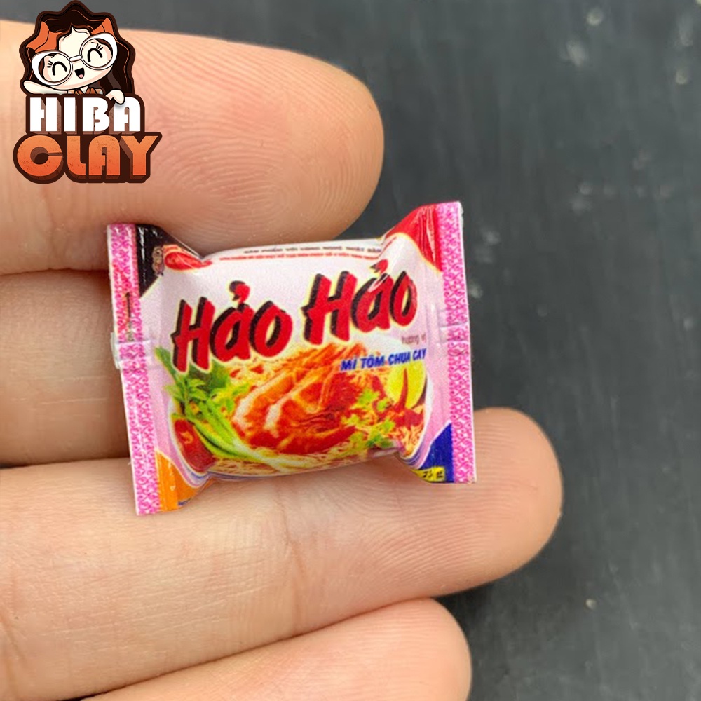 Mô hình mì Tôm Hảo Hảo Minifood trang trí mô hình, đồ ăn mini mô hình cho búp bê DIY