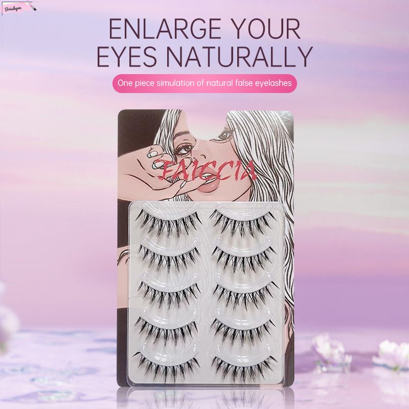 🎶Lông Mi Giả 5 Cặp Phong Cách Công Chúa 3D Tự Nhiên Siêu