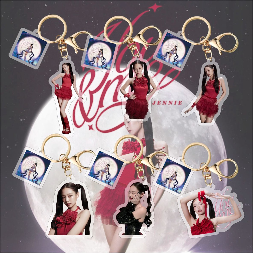 Móc Khóa acrylic Hình blackpink jennie