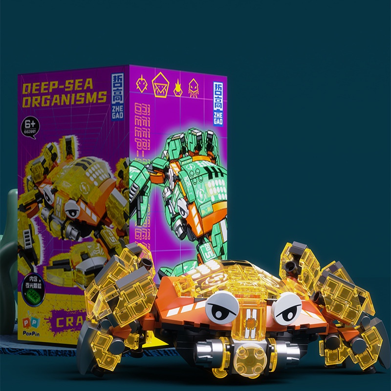 Mô Hình Đồ Chơi lego Cá Mập / Cua / Cá Mập Có Thể Tương Thích Với Giáo Dục Cho Bé