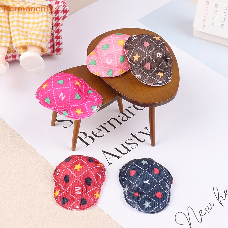Set 5 Nón Đồ Chơi Búp Bê mini Tỉ Lệ 1 / 12