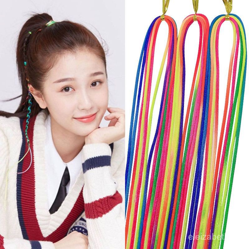 Dây Buộc Tóc Thắt Ruy Băng Nhiều Màu Sắc Dễ Thương Cho Bé Gái