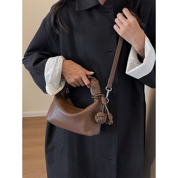 Túi xách nữ cầm tay túi xách tay chất da mềm đi chơi đi học mini size 21 phối móc treo da Quảng Châu cao cấp MIA 20