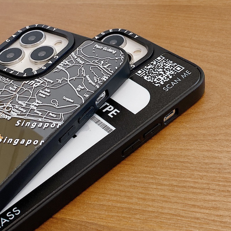 Ốp Điện Thoại Cứng Tráng Gương Hình Vé Máy Bay Cho iphone 15 14 13 12 11 pro max plus