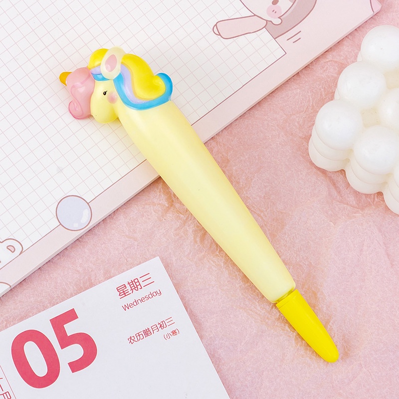 Dễ Thương Bút Nhấn Giảm Căng Thẳng Mềm Mại Hoạt Hình Đáng Yêu Cho Học Sinh