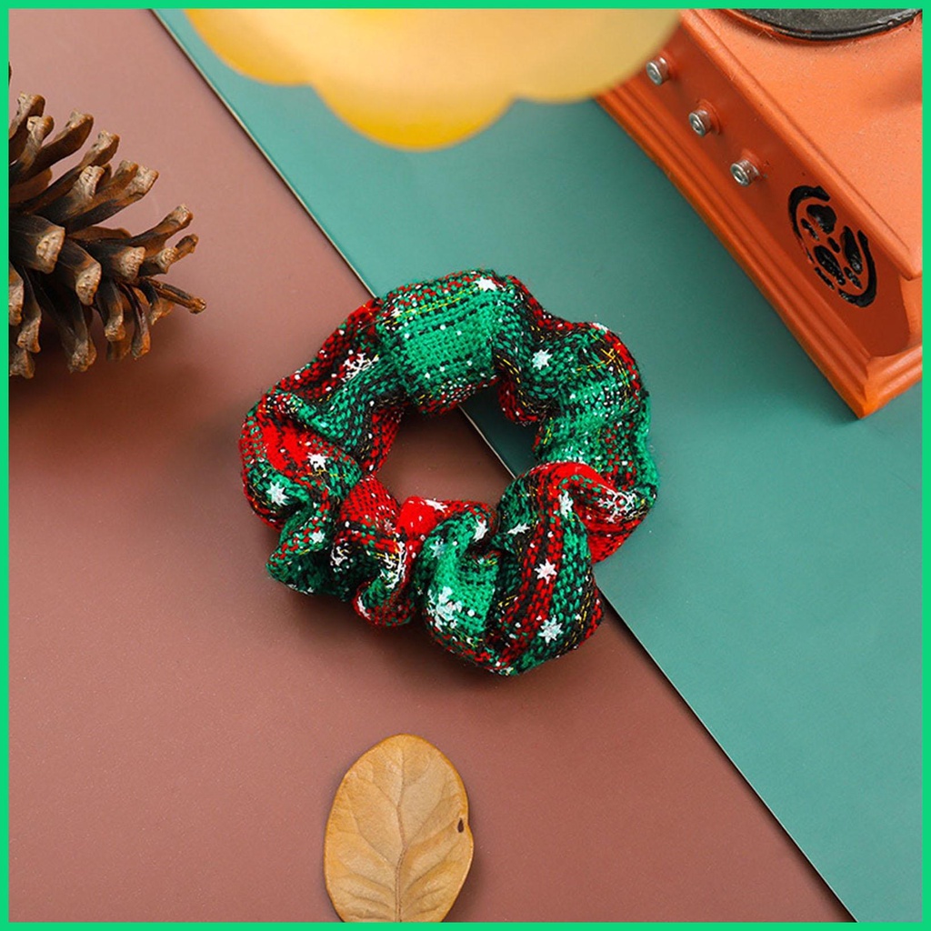 Băng Đô Cài Tóc Họa Tiết Caro / Bông Hoa Phong Cách Giáng Sinh Thời Trang Cho Nữ