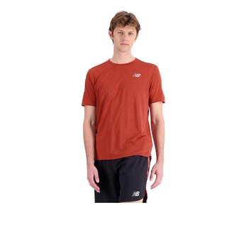 Áo Thun New Balance Impact Run Short Sleeve Mens short Sleeve - Brickred