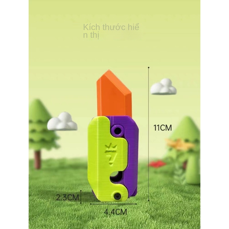 Đồ Chơi Hình Cà Rốt 3d Giảm Căng Thẳng Thẻ
