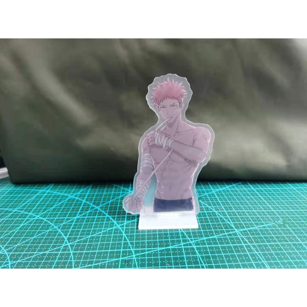 Mô hình Standee Jujutsu Kaisen Half Body Acrylic Stand Geto Suguru Gojo Satoru Animedecor góc học tập để bàn làm việc