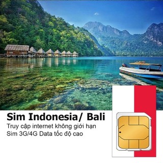 Sim du lịch Bali - Sim du lịch Indonesia data tốc độ cao 4G