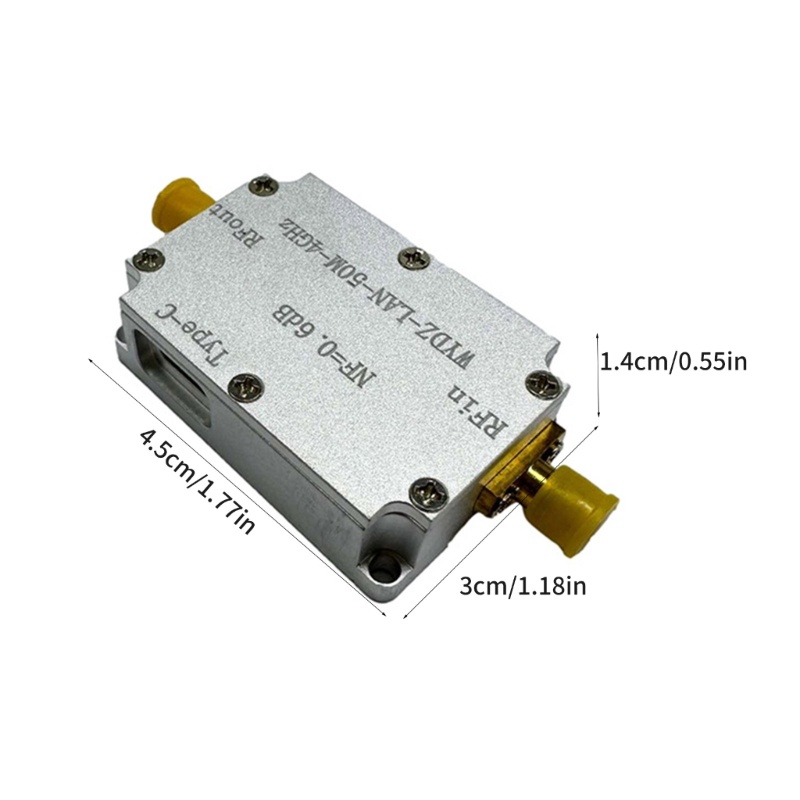 Kim Loại Khuếch Đại Âm Thanh Thấp 20db 50m - 4g rf Cho Phân Tích Quang Phổ