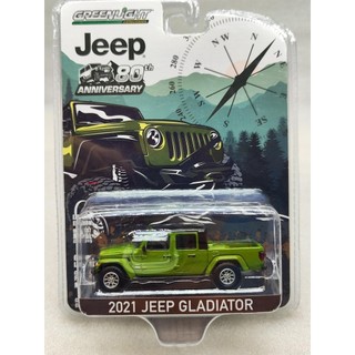 Greenlight xe hơi jeep gladiator-jeep 80th tỉ lệ 1: 64 2021