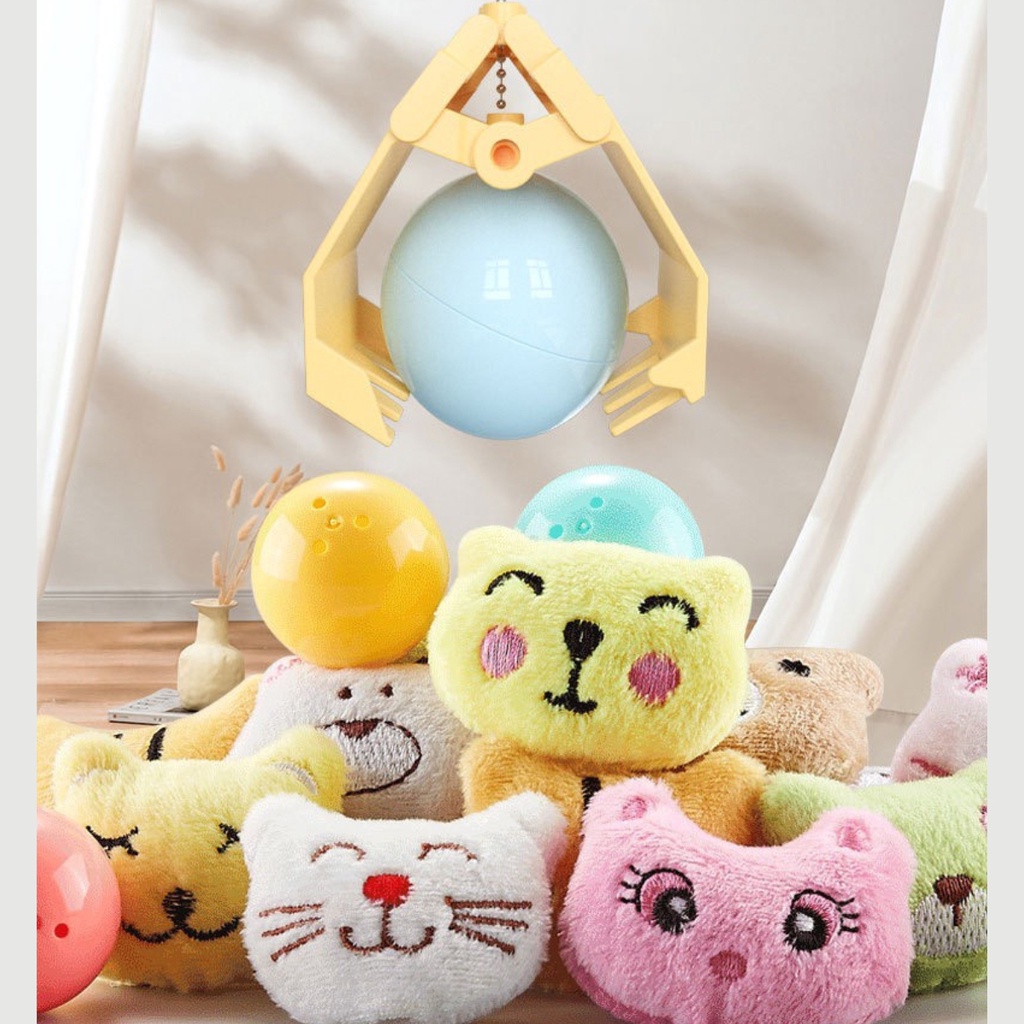 Máy gắp thú, đồ chơi gắp gấu bông mini có nhạc có đèn Bi's House