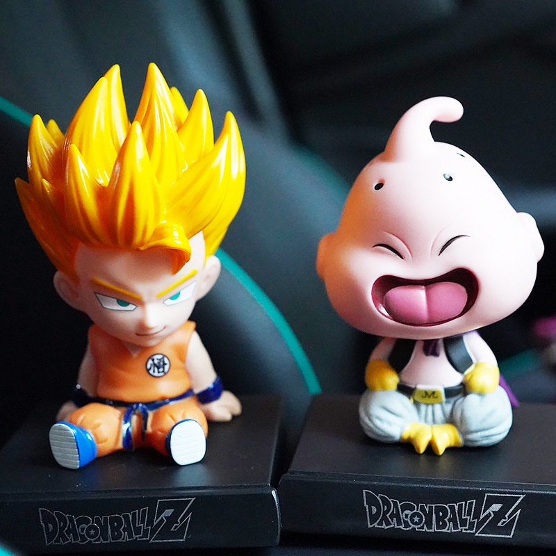 Mô Hình Nhân Vật son goku krillin majin buu Picolo Trong Phim Bảy Viên Ngọc Rồng Lắc Đầu Dễ Thương Trang Trí Nội Thất Xe Hơi