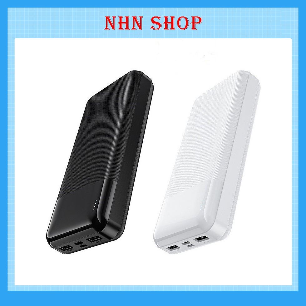 Pin Sạc Dự Phòng 2 Cổng Sạc Nhanh 2A Hoco J72A J72 dung lượng 10000 20000mAh Chính Hãng cho điện tho
