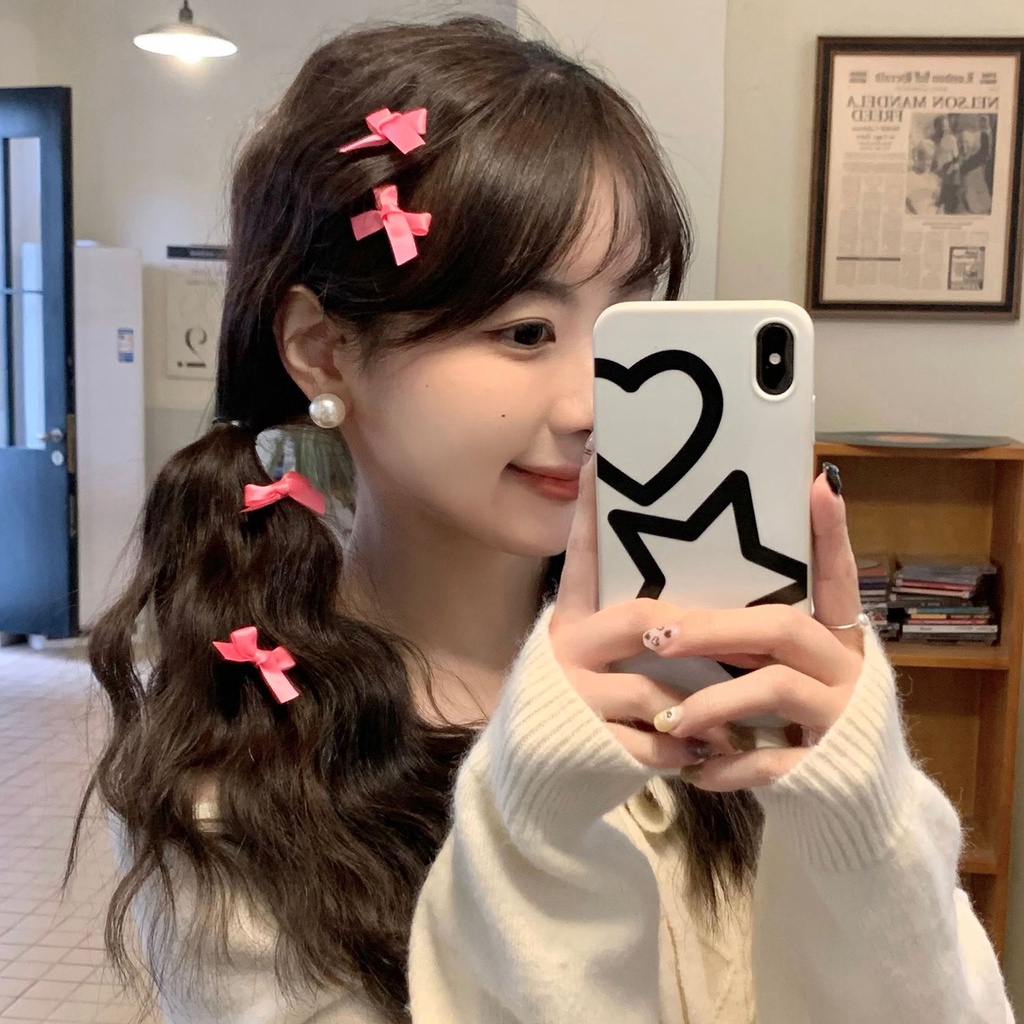 Set 1 / 5 Nơ Cài Tóc y2k Thời Trang Nữ Tính