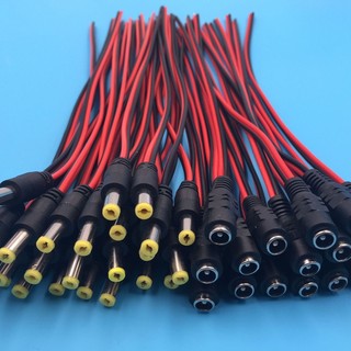 Dây nguồn dc 5.5*2.1mm dài 25cm / 29cm / 30cm - jack dc 12v 5.5x2.1mm