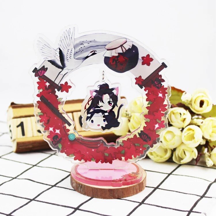 Mô hình đứng standee arcrylic Ma đạo tổ sư Ngụy Vô Tiện Lam Trạm Giang Trừng Ôn Ninh Kim Lăng decor góc học tập để bàn 1