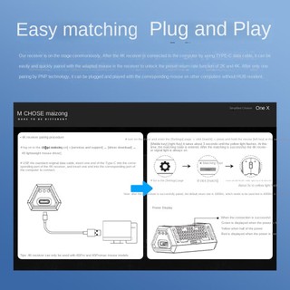 MCHOSE 4k receiver Suitable for MCHOSE A5 mouse 4k receiver